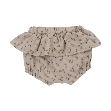 MUSLIN BLOOMERS WITH RUFFLE - GOTS - SS25