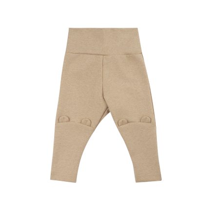 LEGGINGS WITH TEDDY EARS 1x1 RIB - GOTS - NOOS
