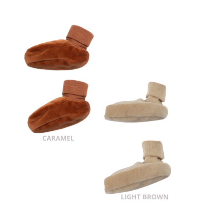 VELOUR BOOTIES - GOTS - NOOS