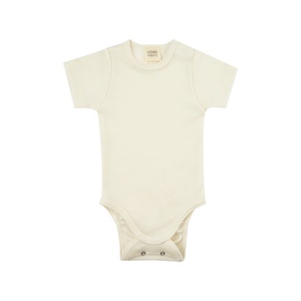 MERINO WOOL/SILK SHORTSLEEVE BODYSUIT
