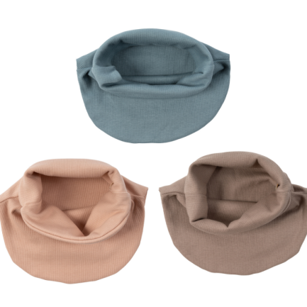 TUBE SCARF 2X1 RIB - GOTS - SS26