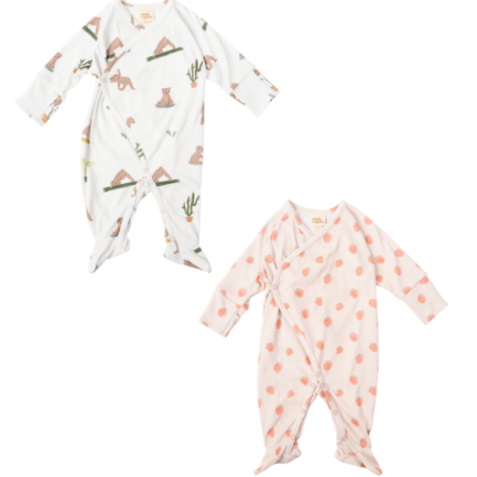 WRAP SLEEPSUIT - GOTS - SS26