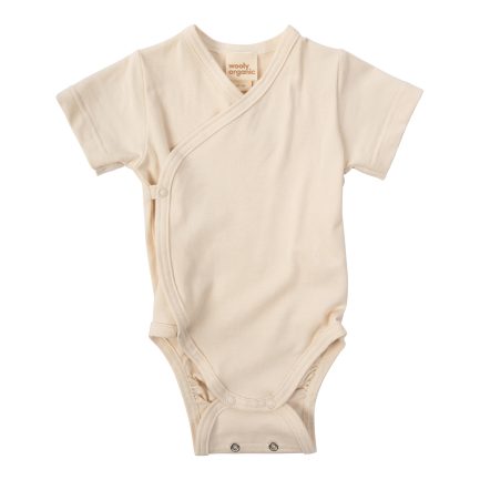 JERSEY SHORTSLEEVE WRAP BODYSUIT - GOTS - SS26
