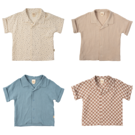 MUSLIN KIDS SHIRT - GOTS - SS26